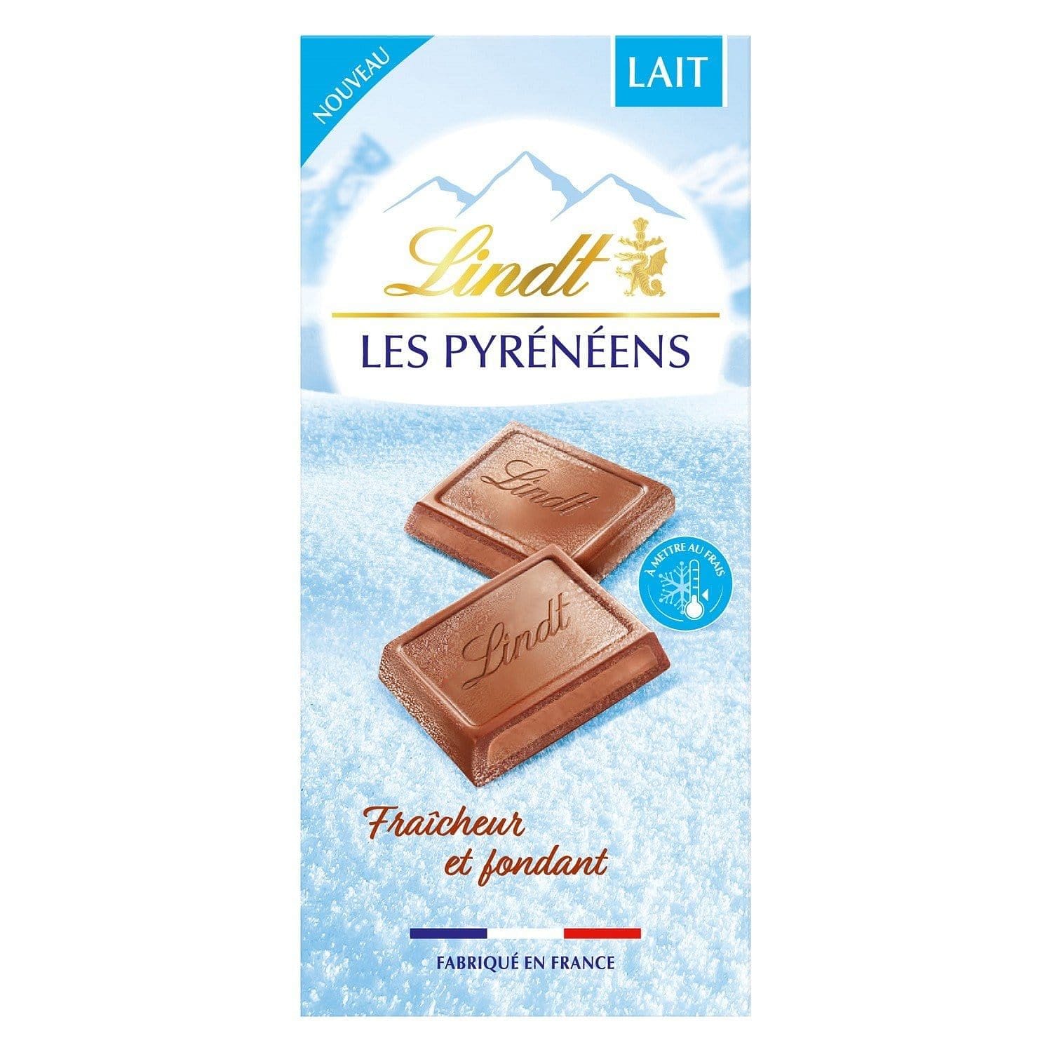 Tablette de chocolat Lait Praliné Rocher CREATION LINDT : la