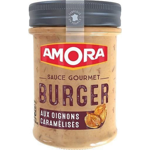 Amora Sauce gourmet burger aux oignons caramelises 188g