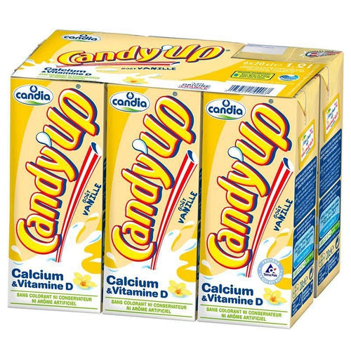 CANDIA - Boisson lactee vanille Candyup 6x20cl
