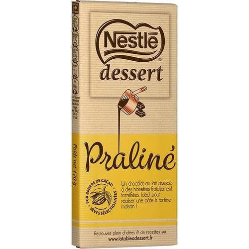 Nestle Dessert Tablette de chocolat patissier: praline 170g