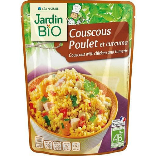 Jardin Bio Couscous Poulet et curcuma 220g