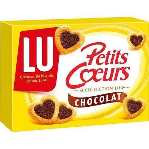 Lu Petits coeurs biscuits au chocolat 125g