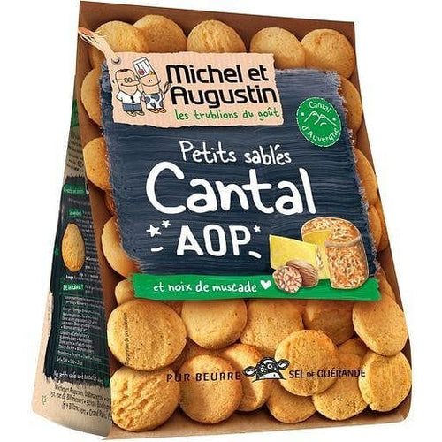 Michel et Augustin Petits sables au cantal AOP et noix de muscade 100g