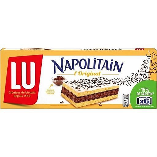 Lu Napolitain Gateaux Chocolat X6 180g Mon Panier Latin