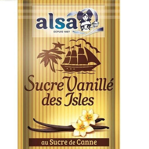 Alsa Sucre vanille des Isles au sucre de canne 7 sachets - 53g
