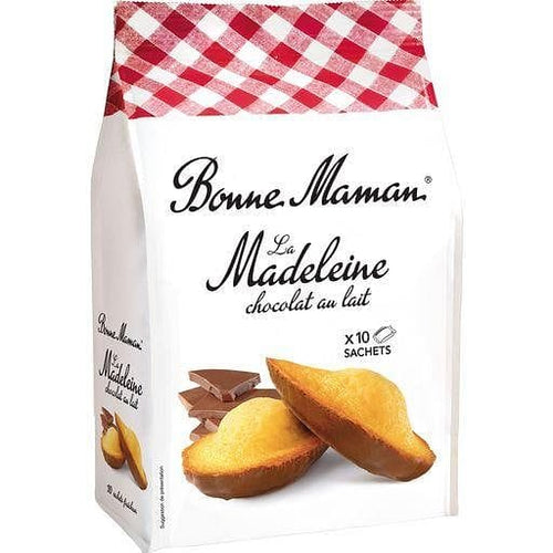 Bonne Maman Madeleines nappees de chocolat au lait sachets individuels 300g