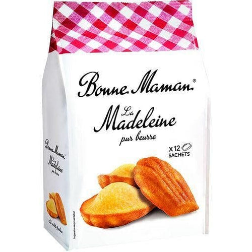 Bonne Maman Madeleines pur beurre sachets individuels 12 madeleines 300g