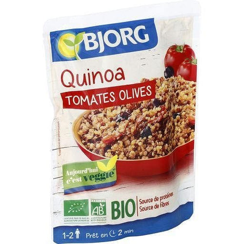 BJORG - Plat Cuisiné Quinoa Tomates Olives - Plat Préparé Bio