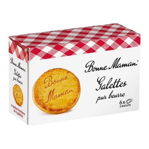 Bonne Maman Galettes au beurre frais sachets fraicheur 6x2 biscuits 170g