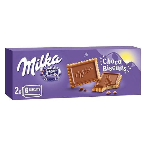 Milka Biscuits chocolat au lait sachets fraicheur 2x6 biscuits 150g