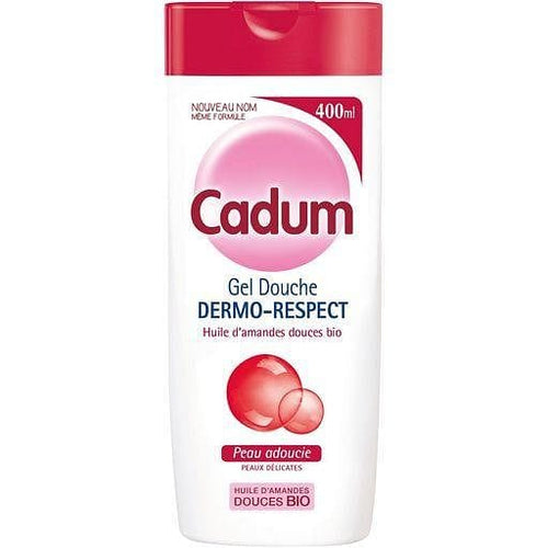 Cadum Gel douche dermo-respect amande douce bio pour peaux delicates 400ml