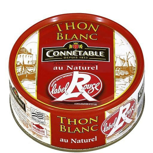 Connetable Thon blanc Label Rouge au naturel 120g