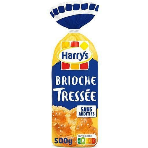 Harry's Brioche tressee nature au sucre perle 500g