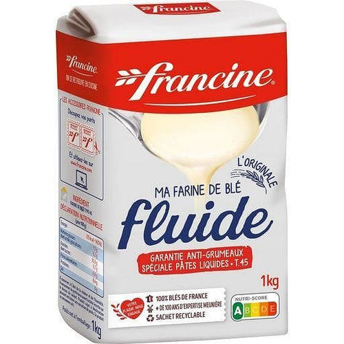 Francine Farine de ble fluide l'originale anti-grumeaux T45 750g