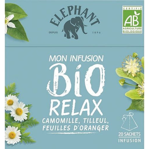 ELEPHANT Infusion à la camomille Pure Relaxation 20 sachets 32g