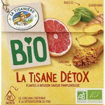 La Tisanière Organic detox infusion turmeric, basil and ginger 20 sachets 30g
