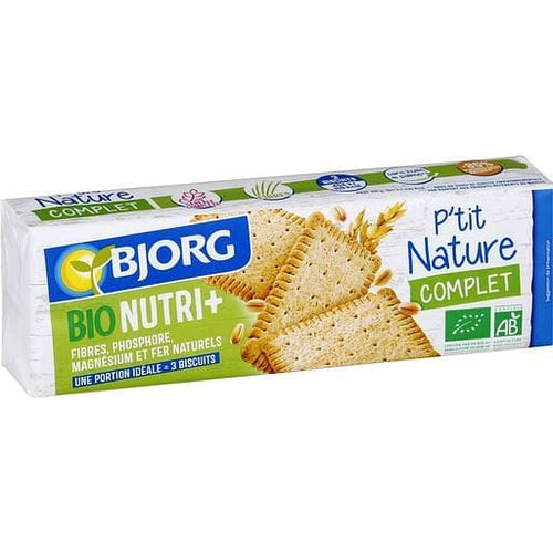 Bjorg Biscuits bio p'tit nature complet 200g