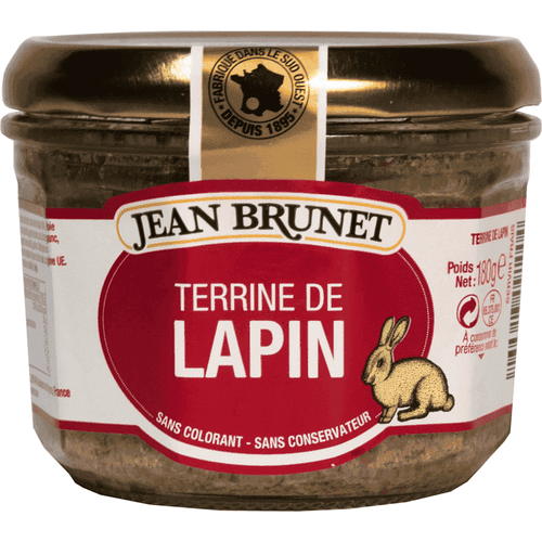 Jean Brunet Terrine de Lapin 180g