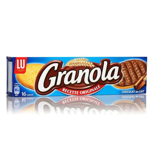 Granola Biscuits sables nappes de chocolat au lait 2 sachets x16 biscuits 200g