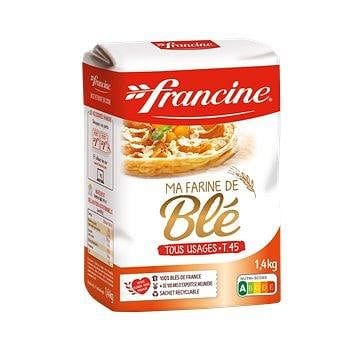 Francine Farine de ble tous usages T45 1.4kg
