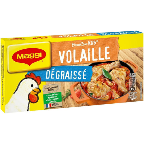 Maggi Bouillon Kub volaille degraisse x12 120g