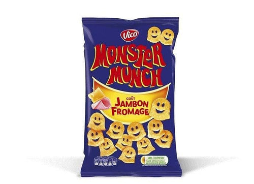 Monster Munch chips souffles gout jambon fromage 85g