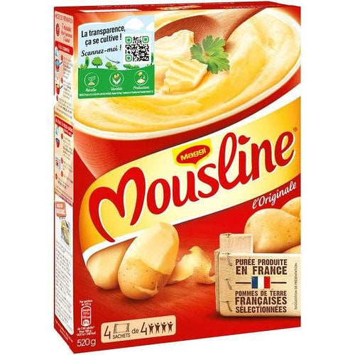 Mousline Puree de pommes de terre francaises 4x130g