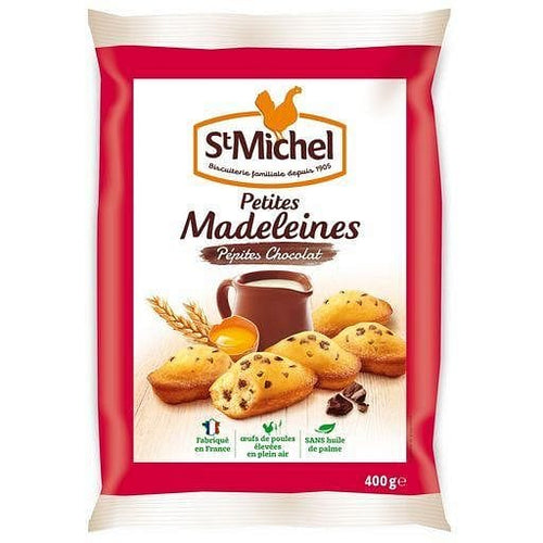 St Michel Petites madeleines aux pepites de chocolat sans huile de palme 400g