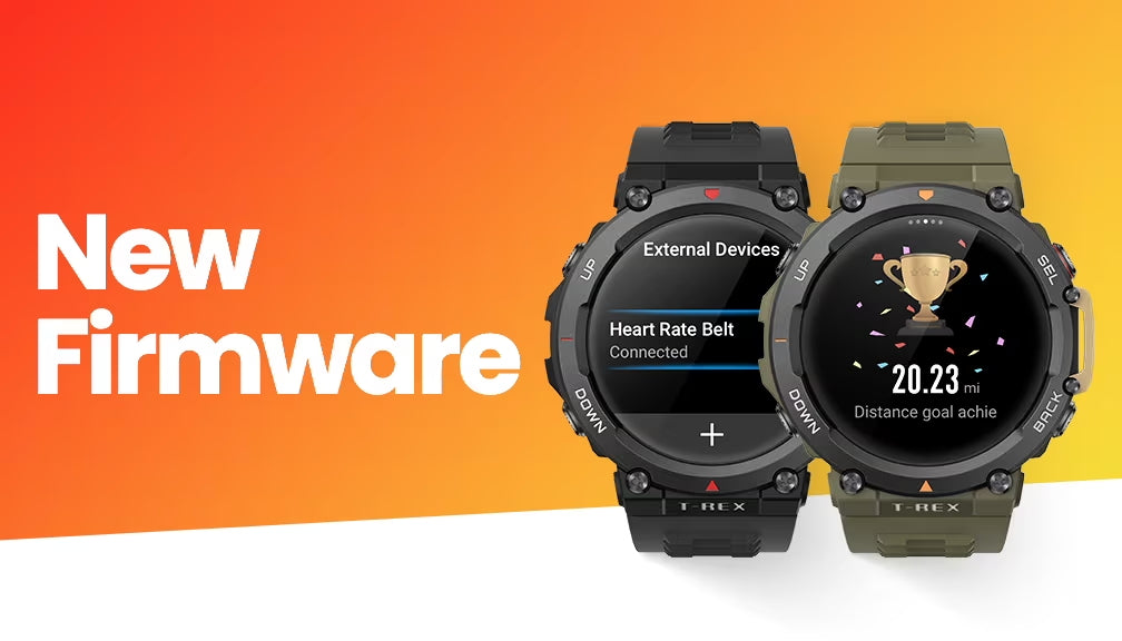 actualización de Amazfit T-Rex 2