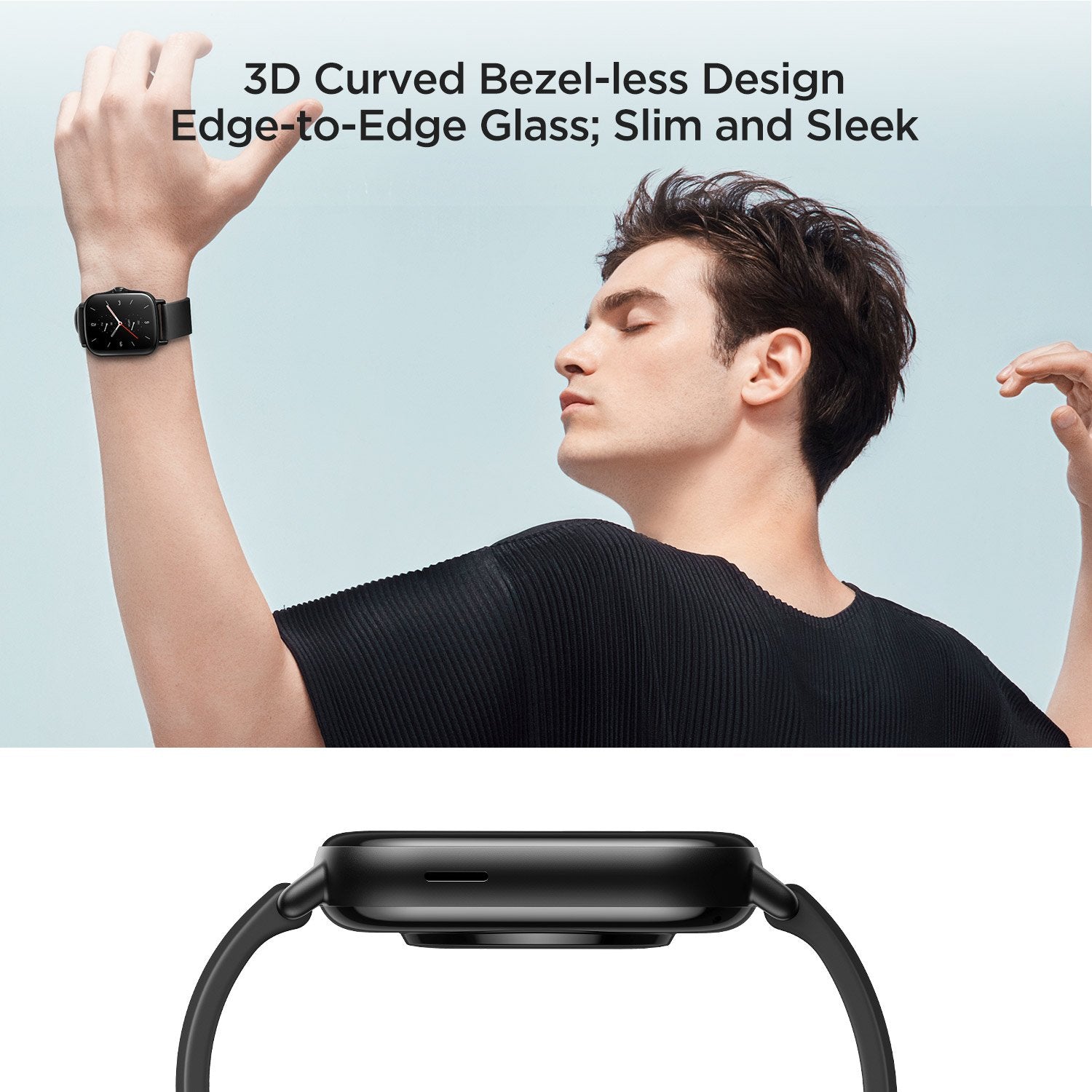 Para Amazfit GTS 2 Mini Correa de reloj de silicona con puntos 3D