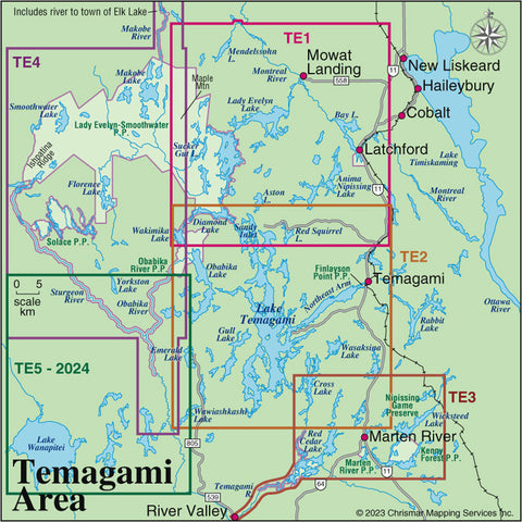 Temagami Maps