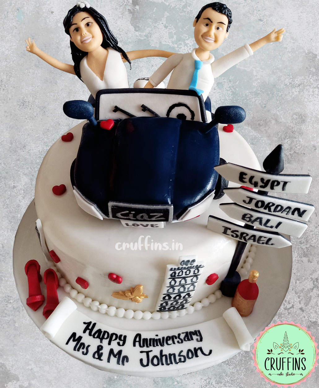 Just Married Cake