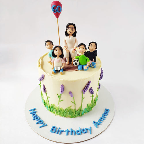 Floral Cake - 1185 – Cakes and Memories Bakeshop