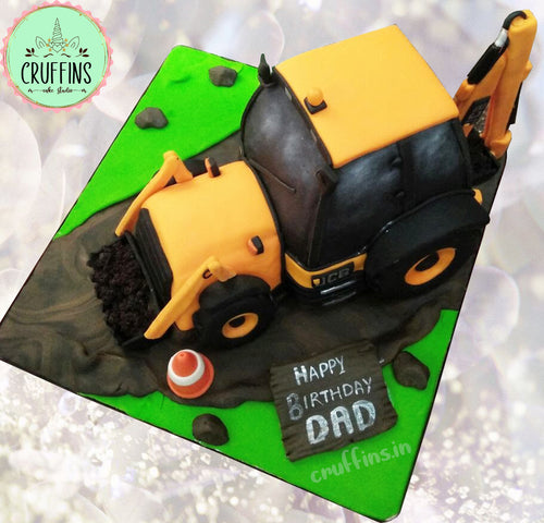 Digger JCB cake : r/Baking