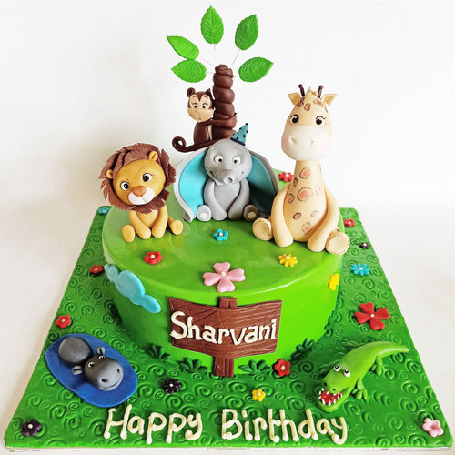 The Jungle Book Cake | Jungle book cake, Disney cakes, Book cakes