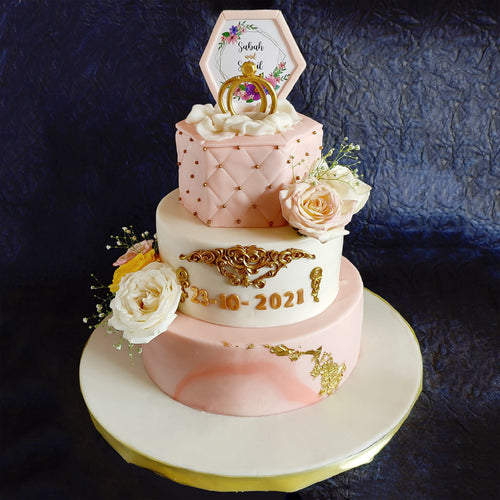 Apple Blossom Two~Tier Cake |Two Tier Cake|The Cake Store