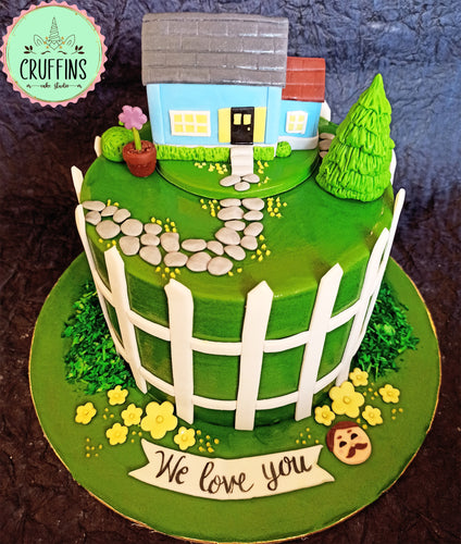 Category: Fondant | Housewarming cake, House cake, Cake decorating