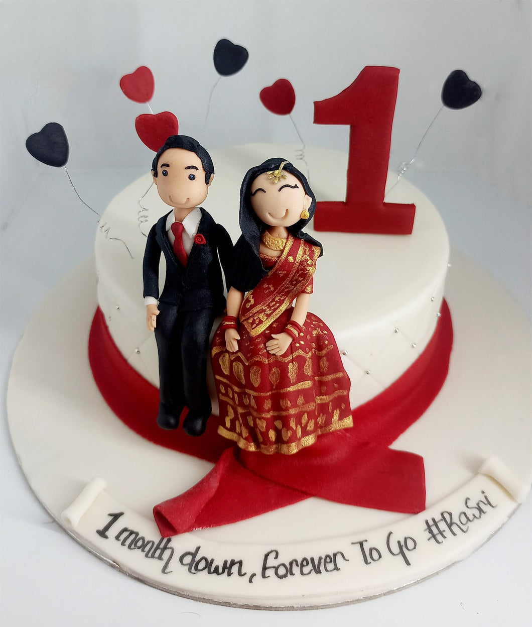 Vintage Couple Cake | Online Valentine's Cake Delivery PJ Malaysia