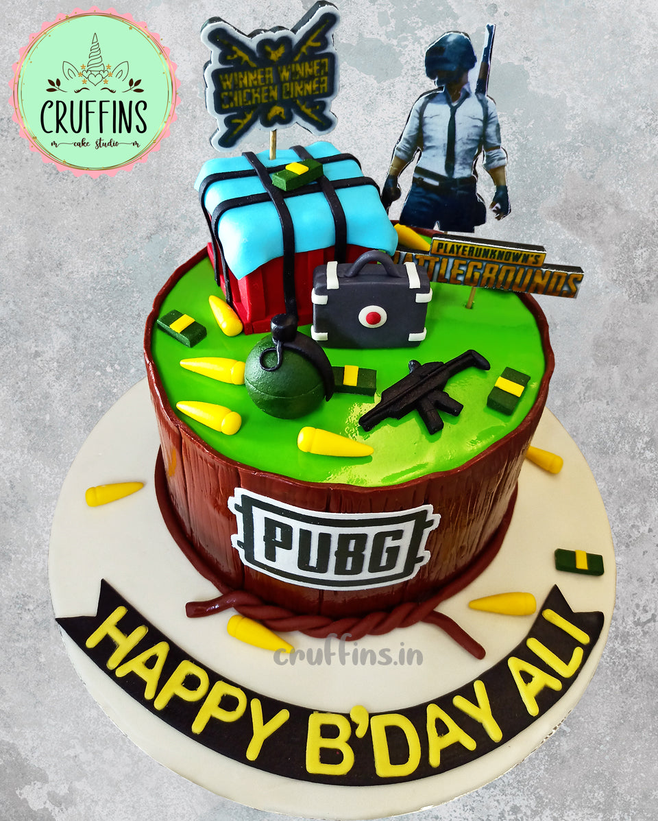 Winner Winner Chicken Dinner - Pubg Theme Cake