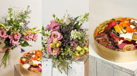 Valentinstagsblumen Blumen zum Valentinstag online bestellen mit Picknick Gourmetbox