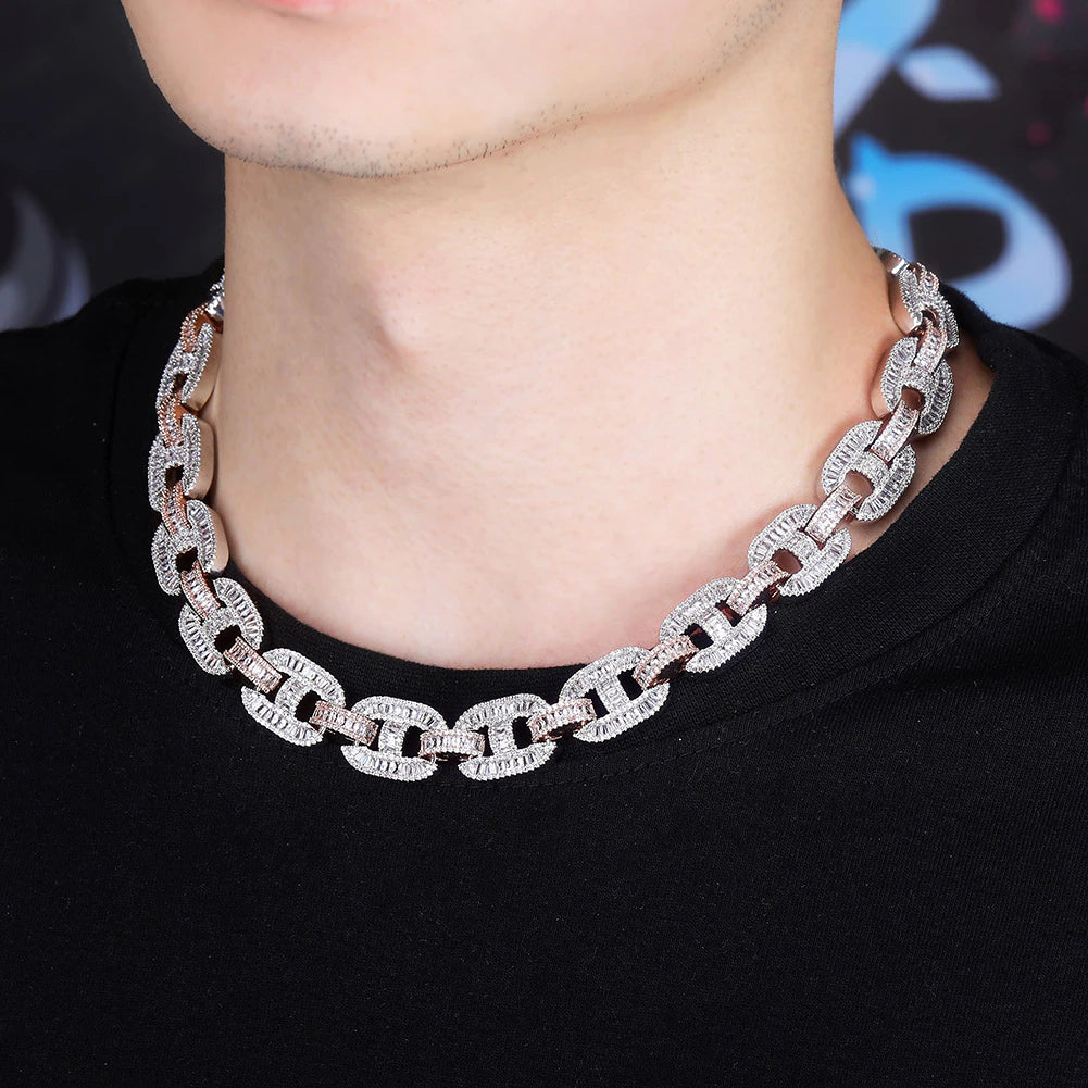 Miami 15mm Prong Setting Cuban Link Chain