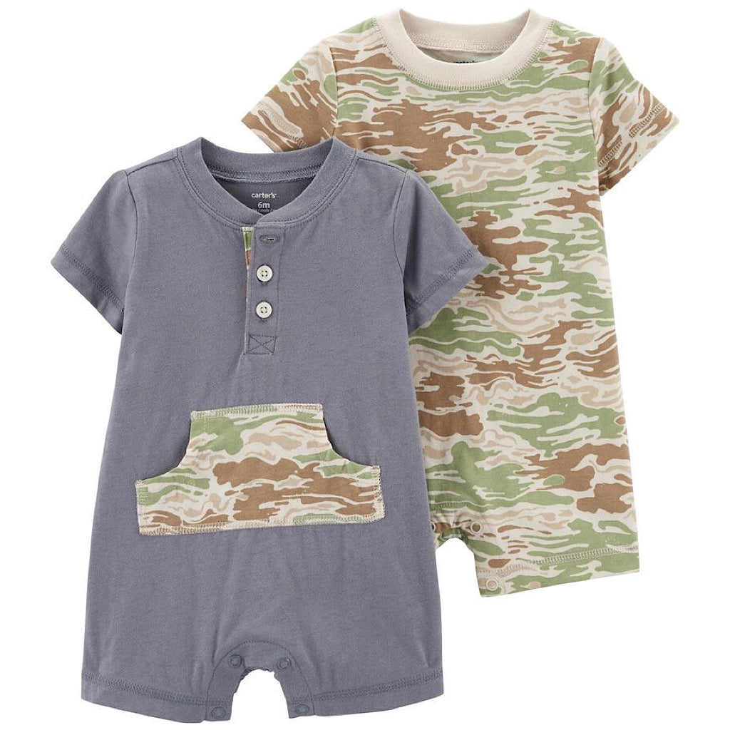 Romper Carter's 2 piezas camuflaje para niño – JORHELITOS