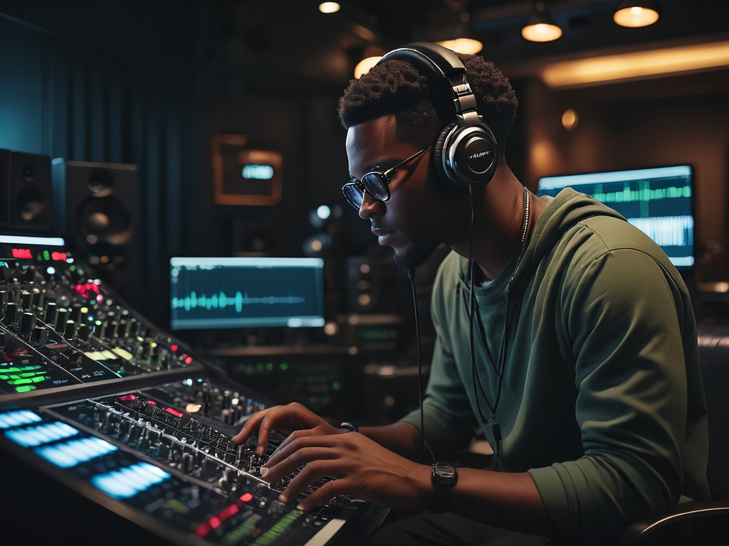 Black-guy-working-on-his-sound