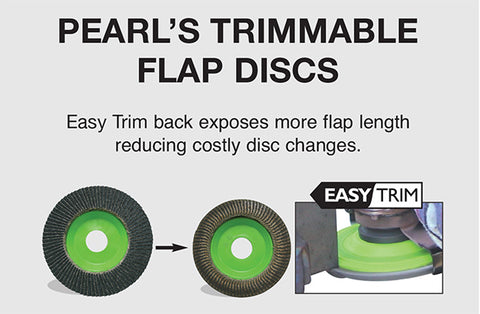 How to trim your Pearl Greenback flap wheel