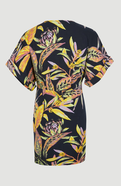 Cali Beach Shirt Dress | Black Tropical Flower – O\'Neill