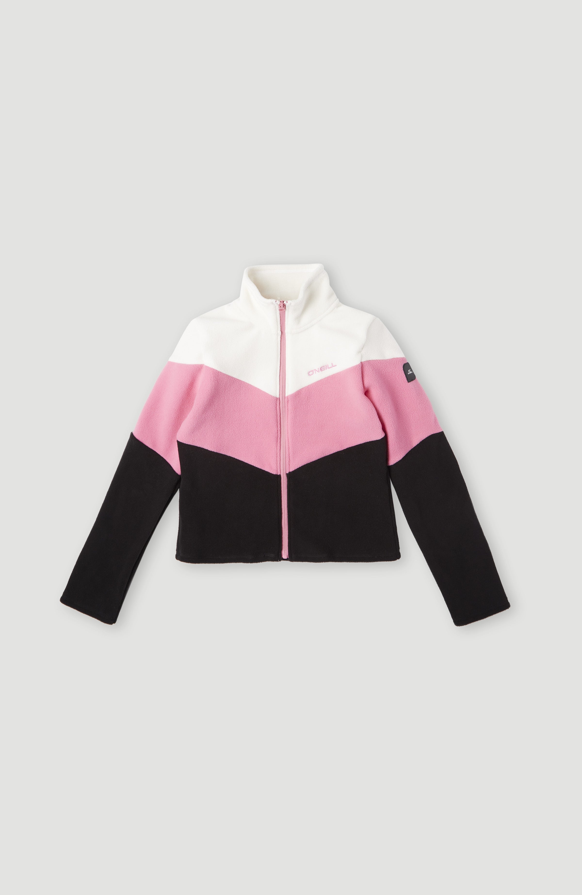 ChloeNoel Berry Textured Polar Fleece Jacket w/ Pockets - Pink Princess