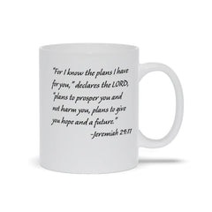 Jeremiah 29-11 Bible Verse Coffee Mug