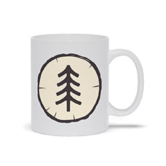 Tree Stump with Tree Coffee Mug