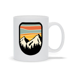 Pastel Mountain Range Coffee Mug