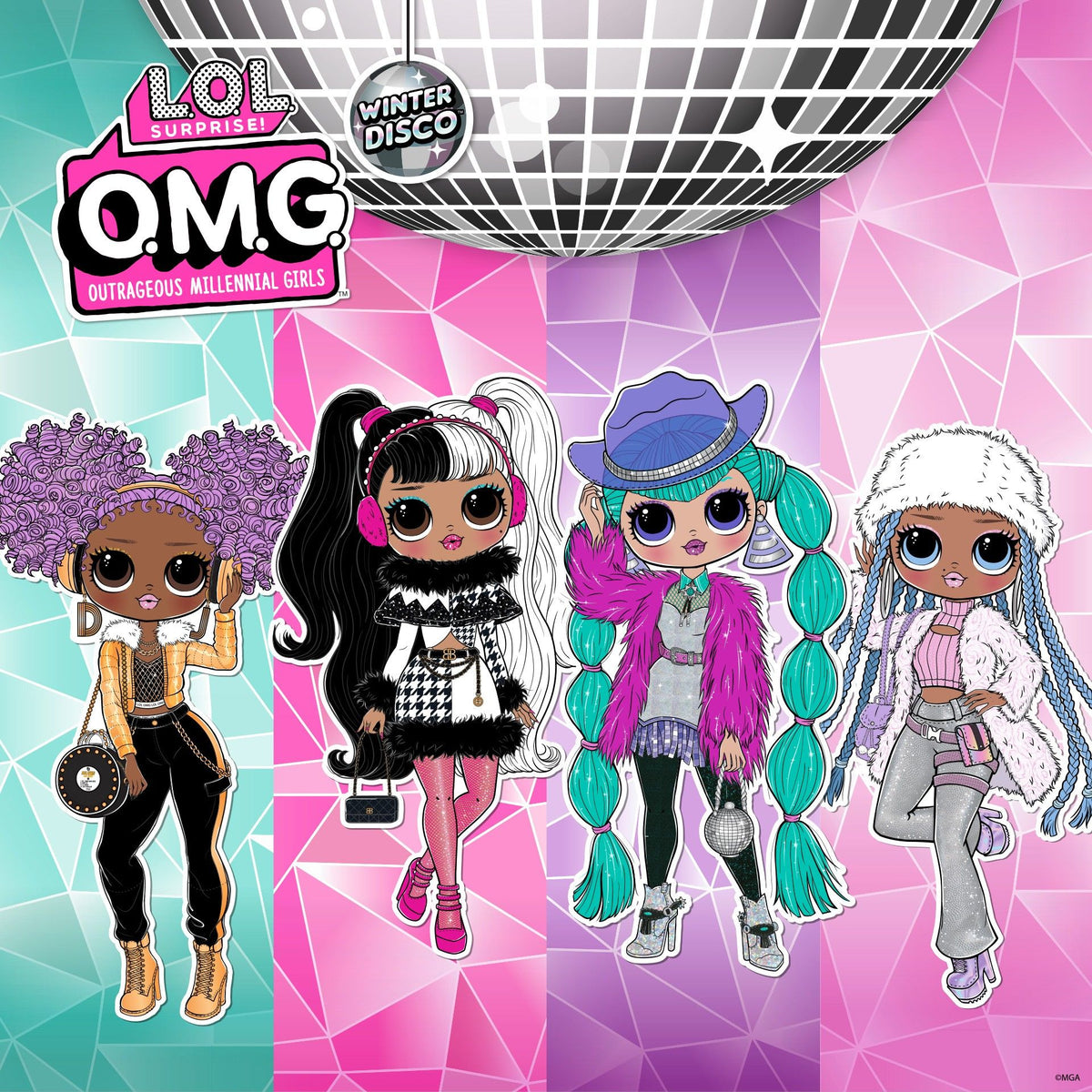 lol omg winter disco 4 pack